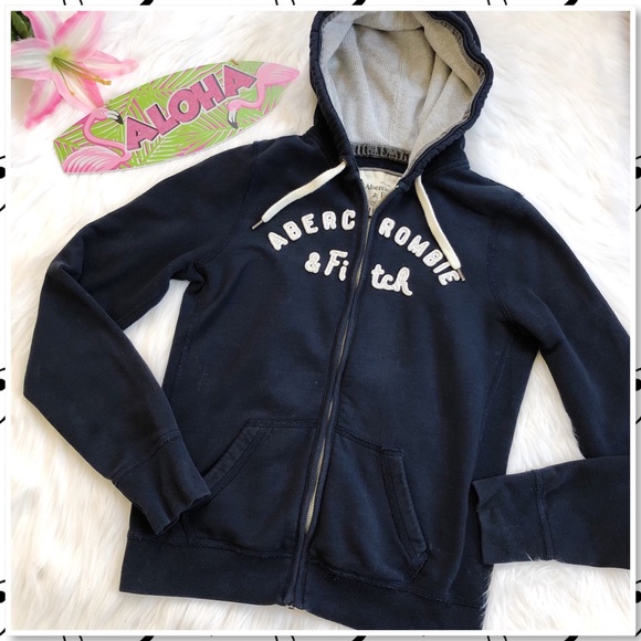 abercrombie zip up hoodie